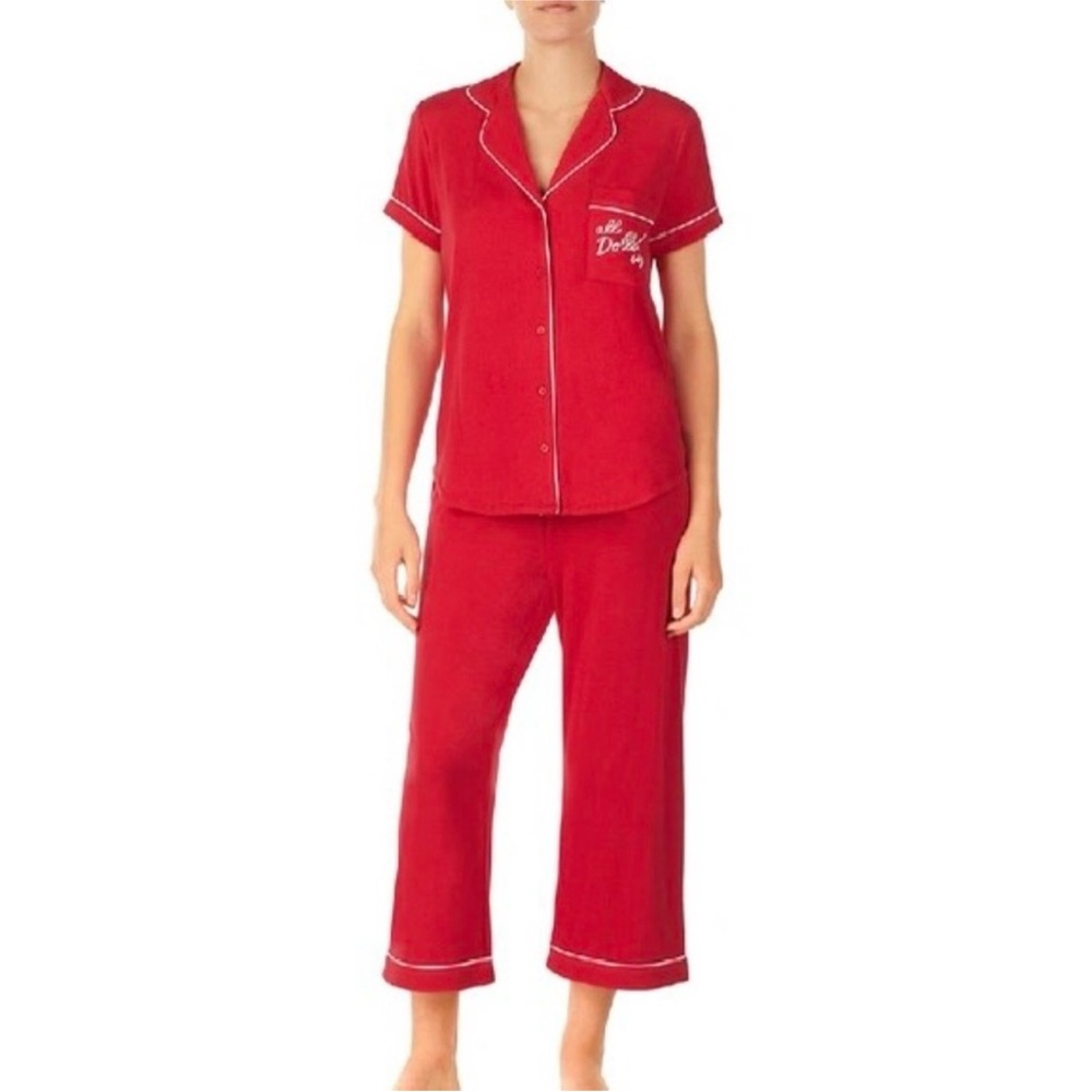 Kate Spade All Dollled Up Women's Red Pajama Set